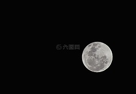 月亮,滿月,夜