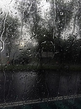 雨,玻璃,灯