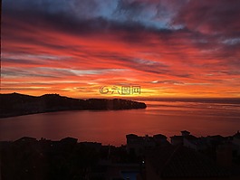 日落,日出,黃昏