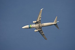 這架飛機(jī),天空,著陸