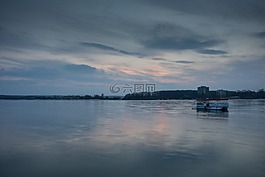 海,日落,普里莫