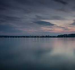 海,日落,普里莫