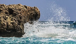 石,波,砸