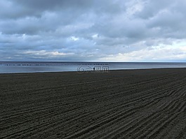 海灘,爾根,天空