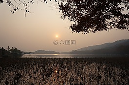 日落,hongzou,中國(guó)