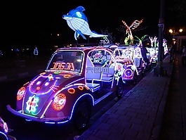 日惹,車,海豚