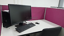 計算機,辦公桌,表