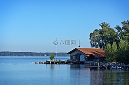 小木屋,船上的房子,木板路