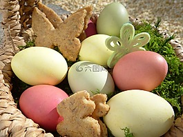 復(fù)活節(jié)巢,復(fù)活節(jié)彩蛋,餅干