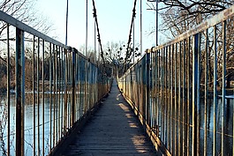 圍欄,戶外,橋