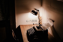 黑暗,房間,辦公室