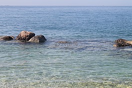 清除,海洋,巖
