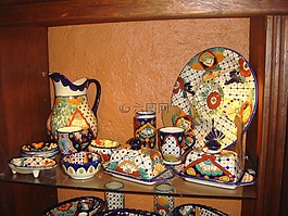 墨西哥,餐具,模式