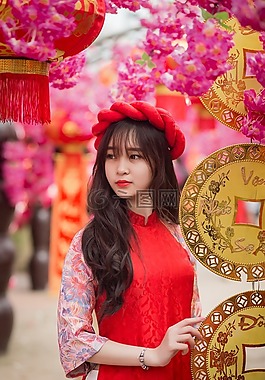 越南語,肖像,女孩
