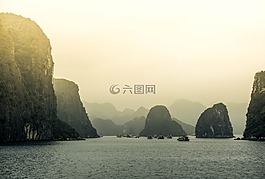 山,高原,懸崖