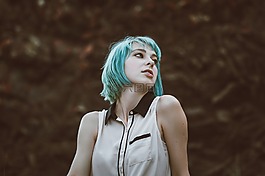 金發(fā)女郎,頭發(fā),理發(fā)