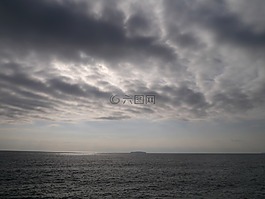 早晨,海,光