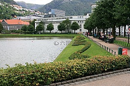 卑爾根,鎮(zhèn),中心