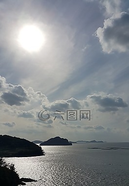 海,天空,太陽能