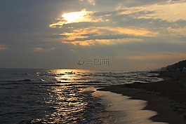 波羅的海,海,海灘