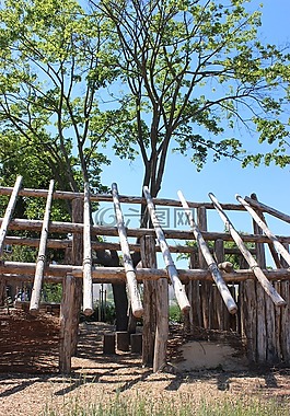 landesgartenschau馬車(chē),老建筑,木