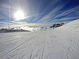 白云巖,滑雪,雪