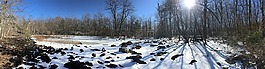 雪,公園,自然