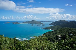 加勒比海,海岸,海灘