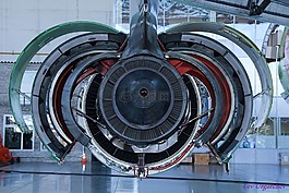 飛機(jī),翼,引擎支持