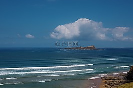 海,云,天空