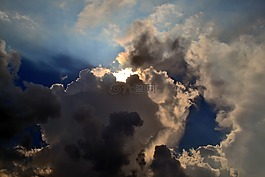天空,光,多云