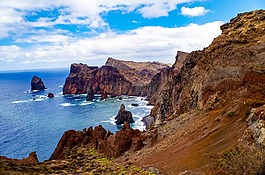 马德拉,海,岩