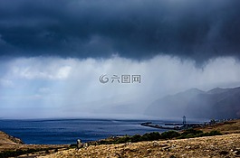 马德拉,海,乌云