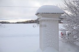 冬天,雪,景觀