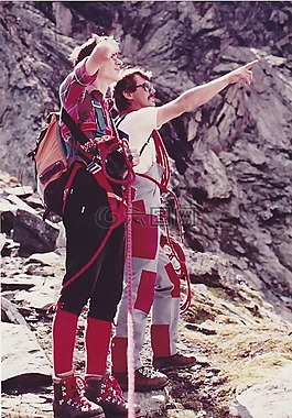 登山,瑞士,高山