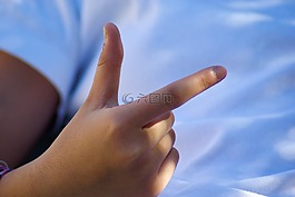 手,手指,两个