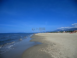 意大利,托斯卡納,海灘