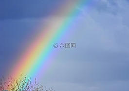 彩虹,颜色,天空