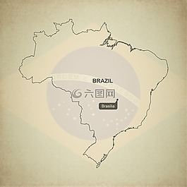 大綱,地圖,巴西
