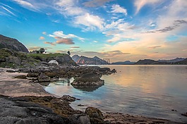 罗弗敦海,海,天空