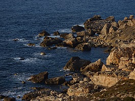 巖,海岸,海