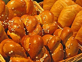 laugenbrötchen,滚,小吃