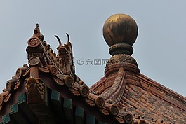 亞洲,廟,屋頂