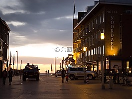 荷蘭,萊茵堡,夜