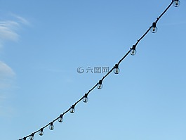 童話燈,鏈,燈泡