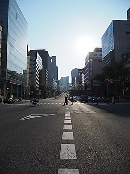 大坂,城市,路