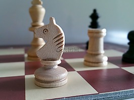 象棋,木制的数字,游戏人物