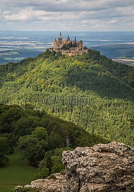 施瓦本白蛋白,hohenzollern,hohenzollern 城堡