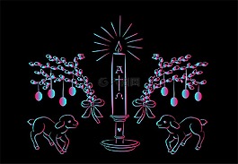 復(fù)活節(jié)蠟燭,復(fù)活節(jié),蠟燭