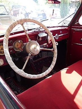 oldtimer,方向盤,汽車